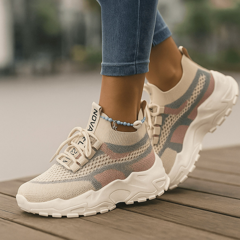 Baskets NovaFlex - Oddychające sneakersy - Gruba podeszwa - vivano - warszawa