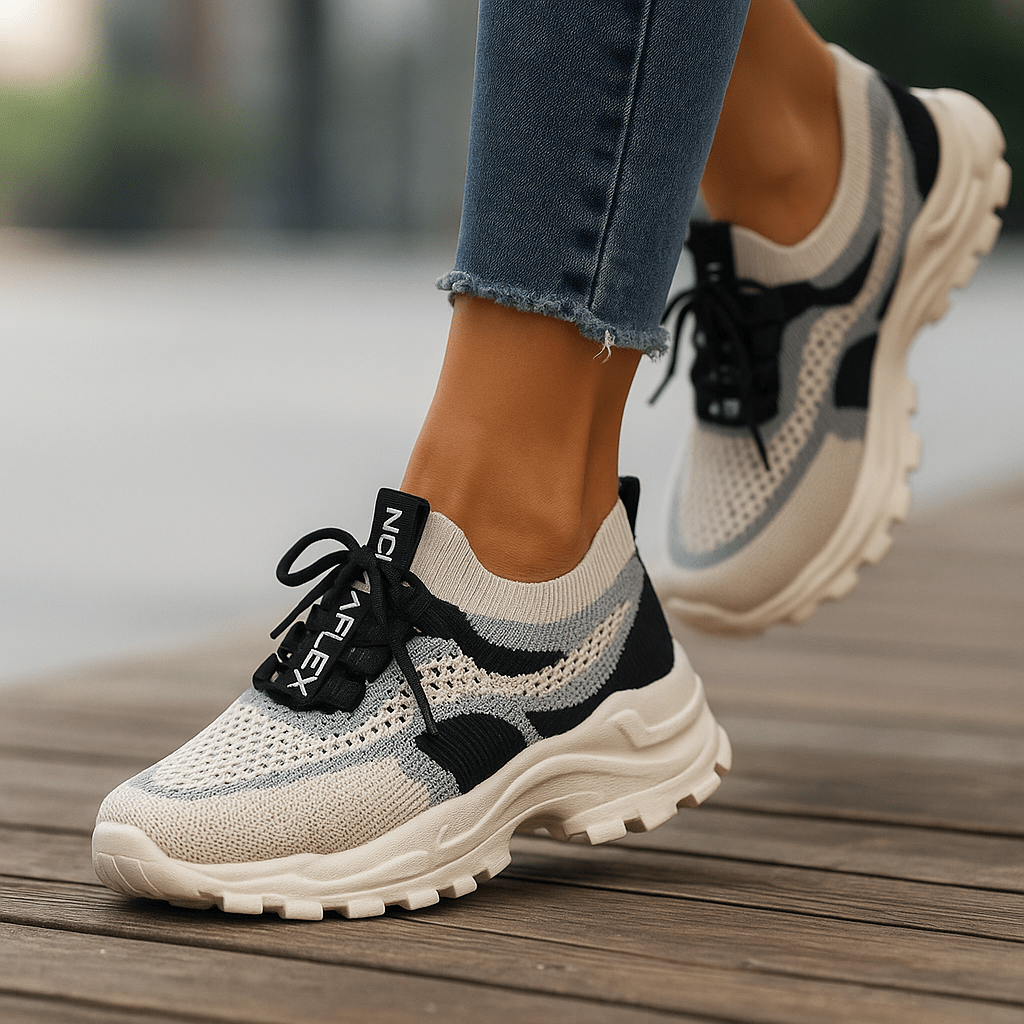 Baskets NovaFlex - Oddychające sneakersy - Gruba podeszwa - vivano - warszawa