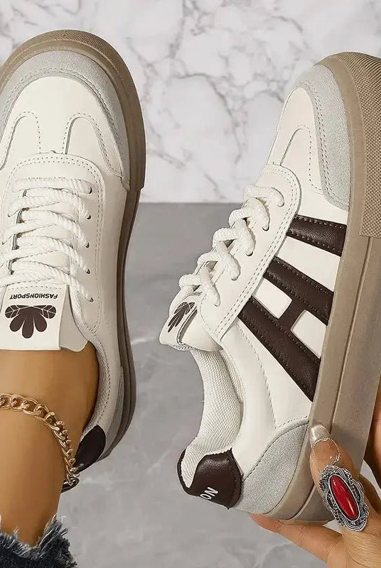 Trampki Damskie na Platformie – Sneakersy Retro