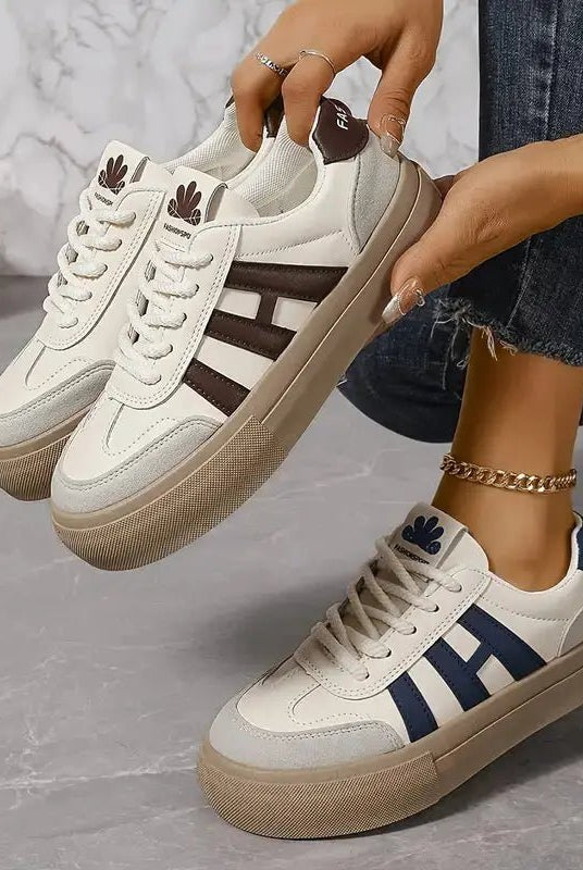 Trampki Damskie na Platformie – Sneakersy Retro