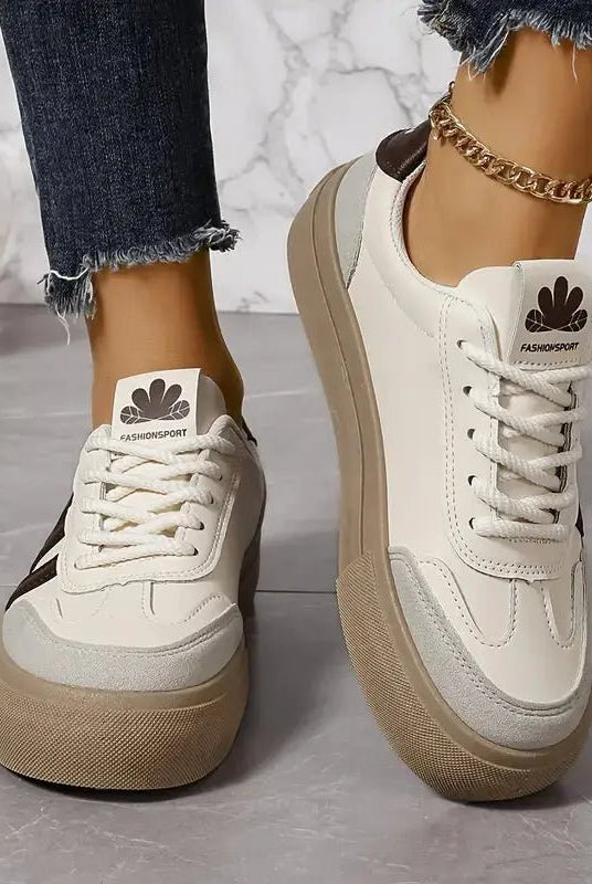 Trampki Damskie na Platformie – Sneakersy Retro