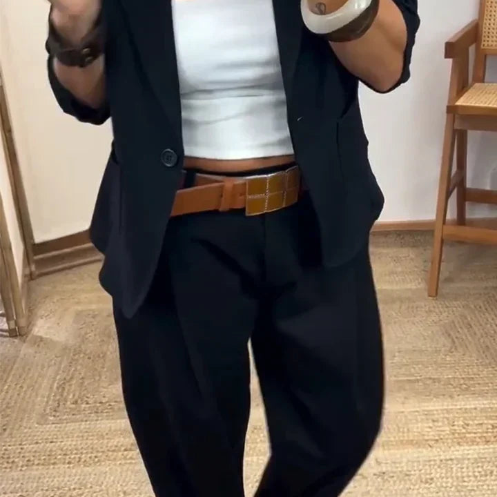 Garnitur Żakiet Spodnie | Beż, Czarny, Szary | Tailor Casual