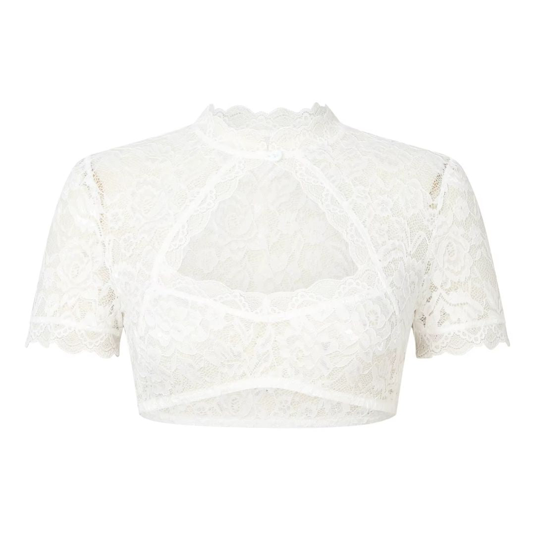 Bluzka Dirndl - Bawełna - Moda Trachten na Oktoberfest - Festywny Komfort - vivano - warszawa