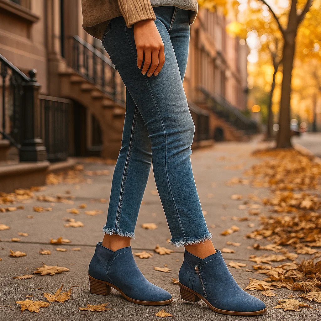 Botki Damskie z Zamkiem Bocznym - vivano - warszawa