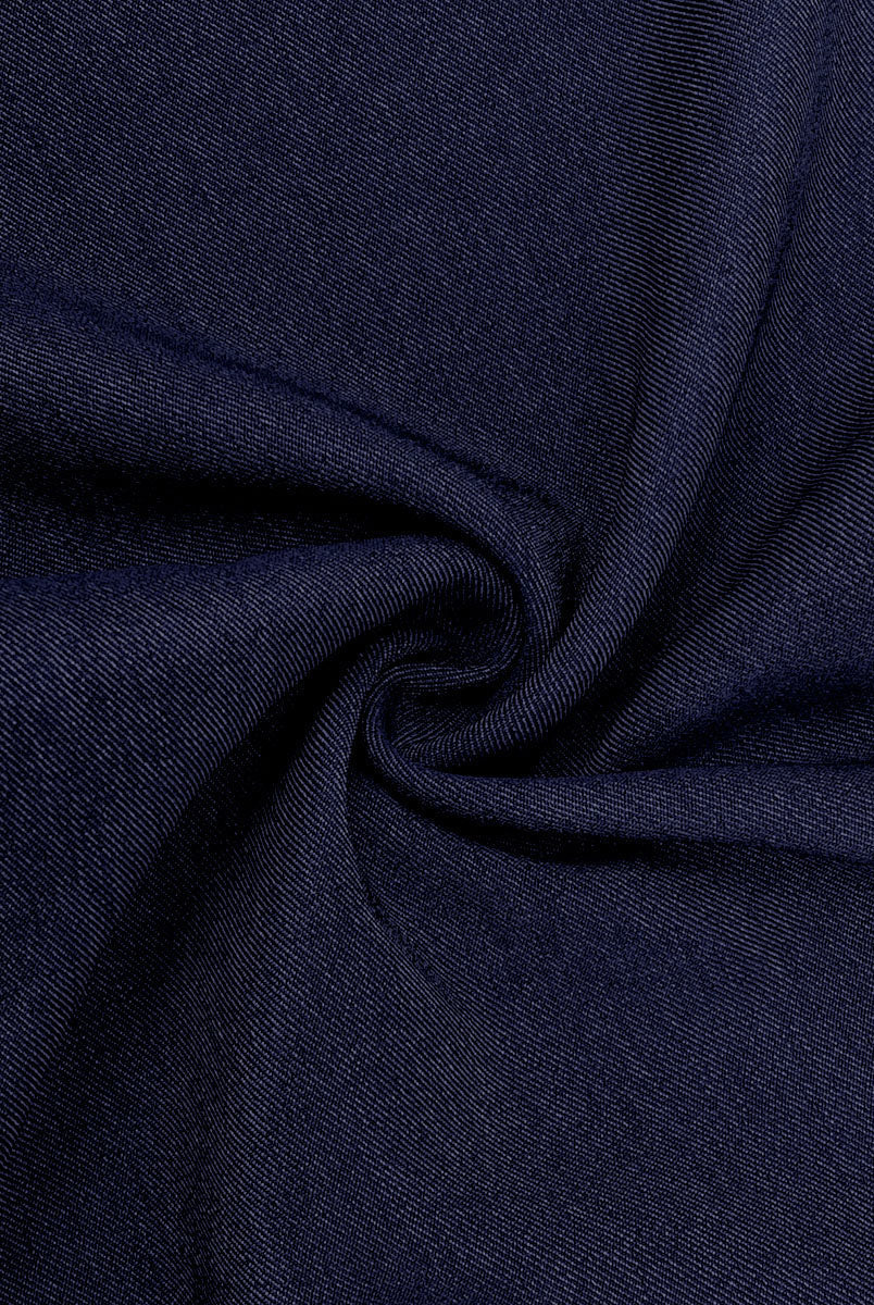 Kombinezon denim | Szerokie nogawki, długie rękawy, stójka