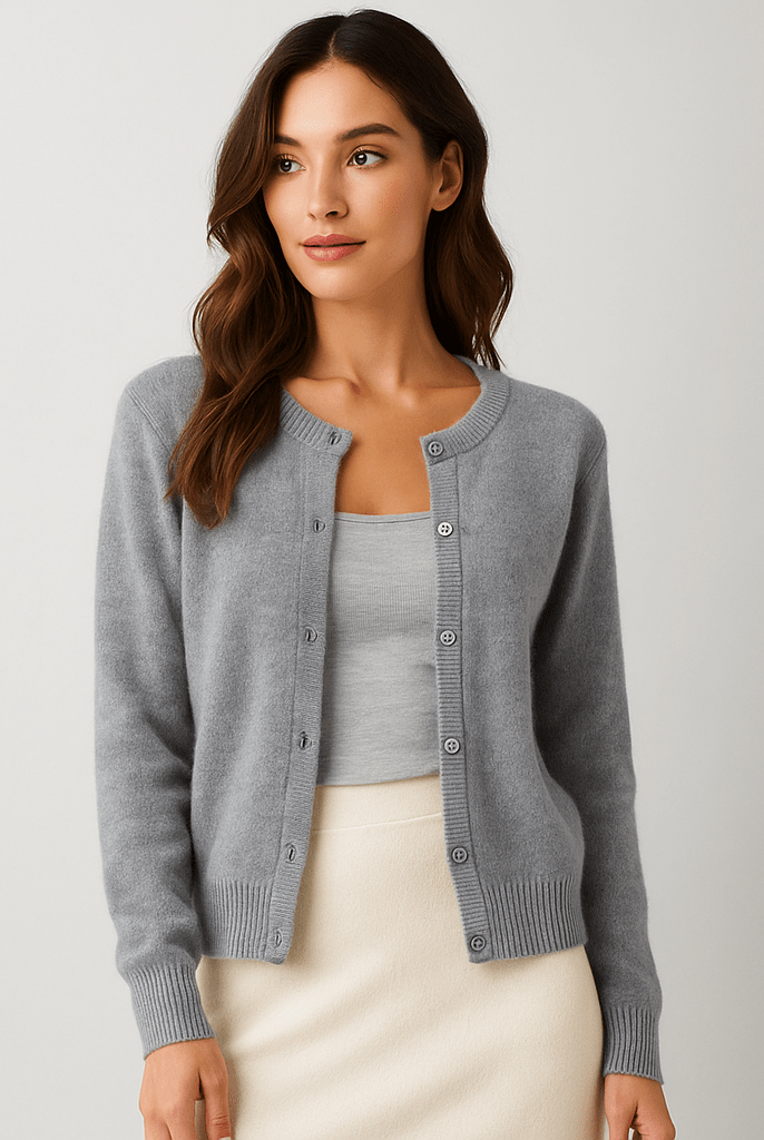 Cardigan Damski - Komfortowy - Stylowy - Jednokolorowy - Elegancki - vivano - warszawa