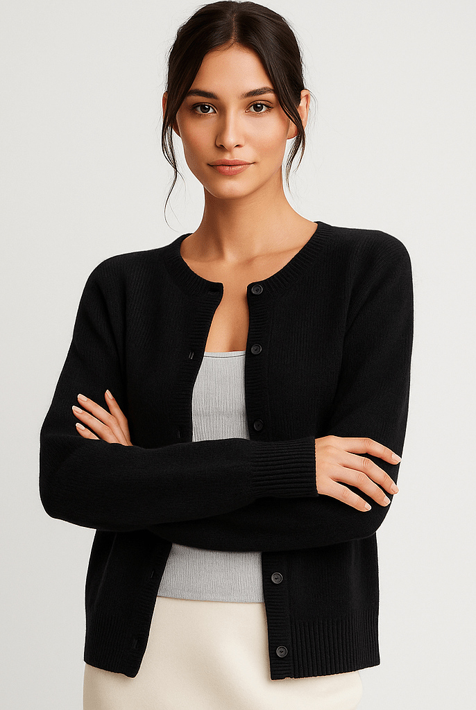 Cardigan Damski - Komfortowy - Stylowy - Jednokolorowy - Elegancki - vivano - warszawa
