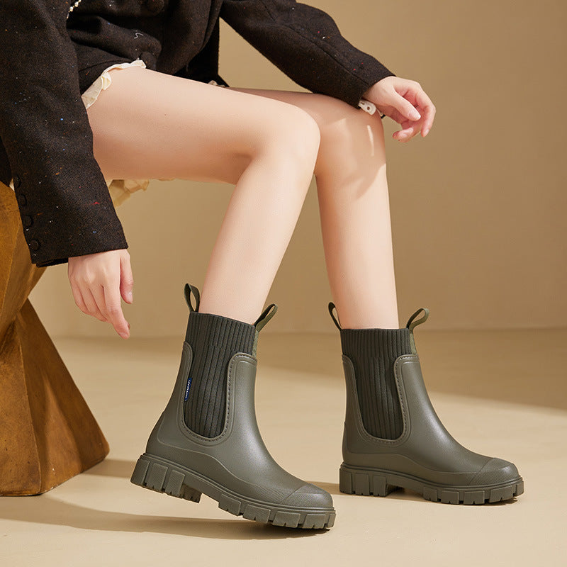 Buty Gumowe | Wodoodporne, Antypoślizgowe | Idealne na Deszcz