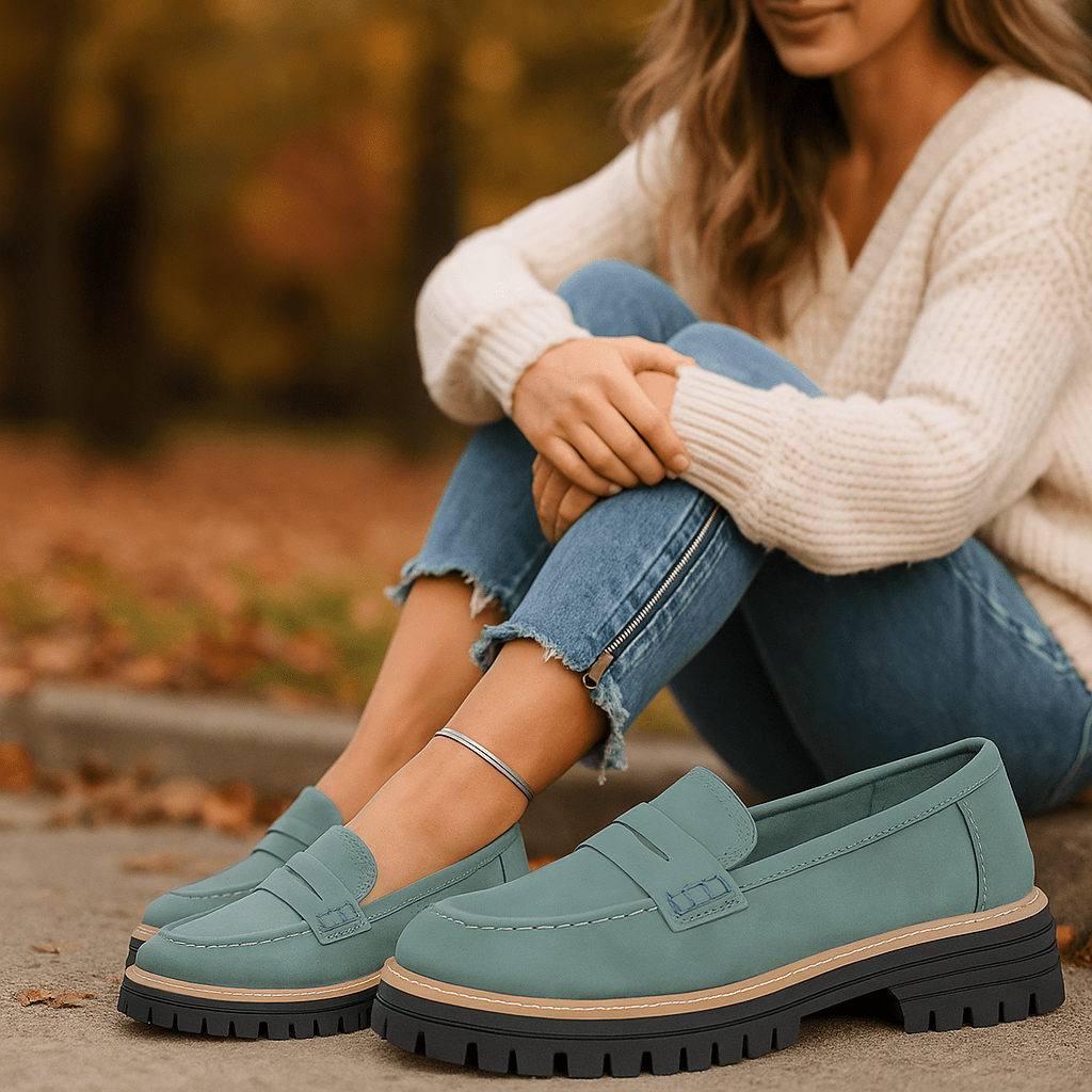 Chiara – mokasyny na platformie dla kobiet - vivano - warszawa