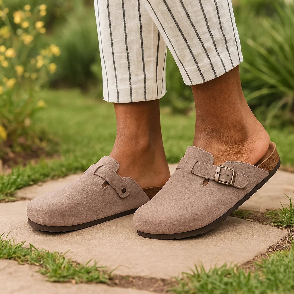 Chodaki Leana Damskie – Zamszowe i Anatomicznie Wygodne - vivano - warszawa