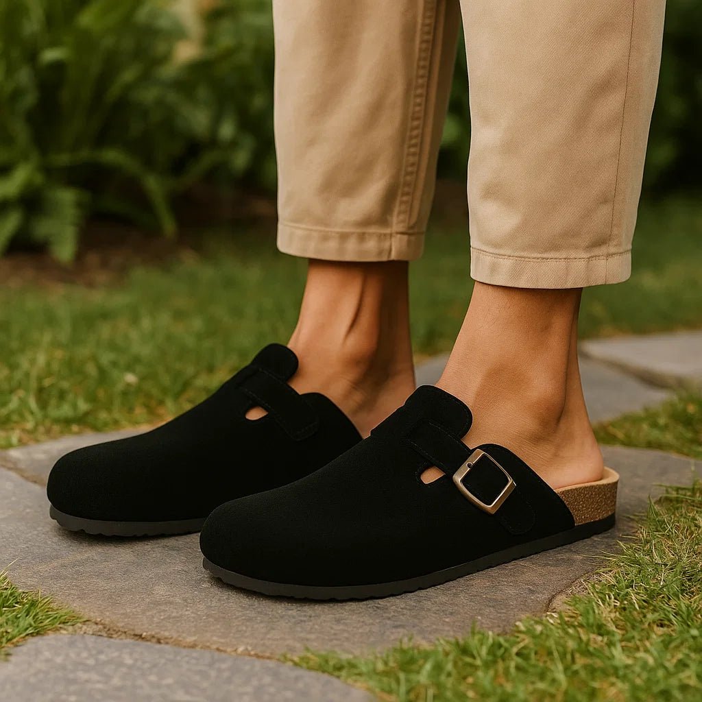 Chodaki Leana Damskie – Zamszowe i Anatomicznie Wygodne - vivano - warszawa