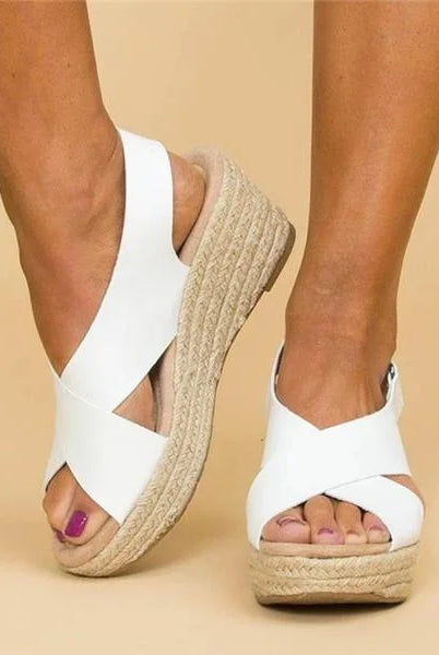 Espadryle Ortopedyczne Damskie | Klinowy Obcas, Wygoda Codziennego Noszenia