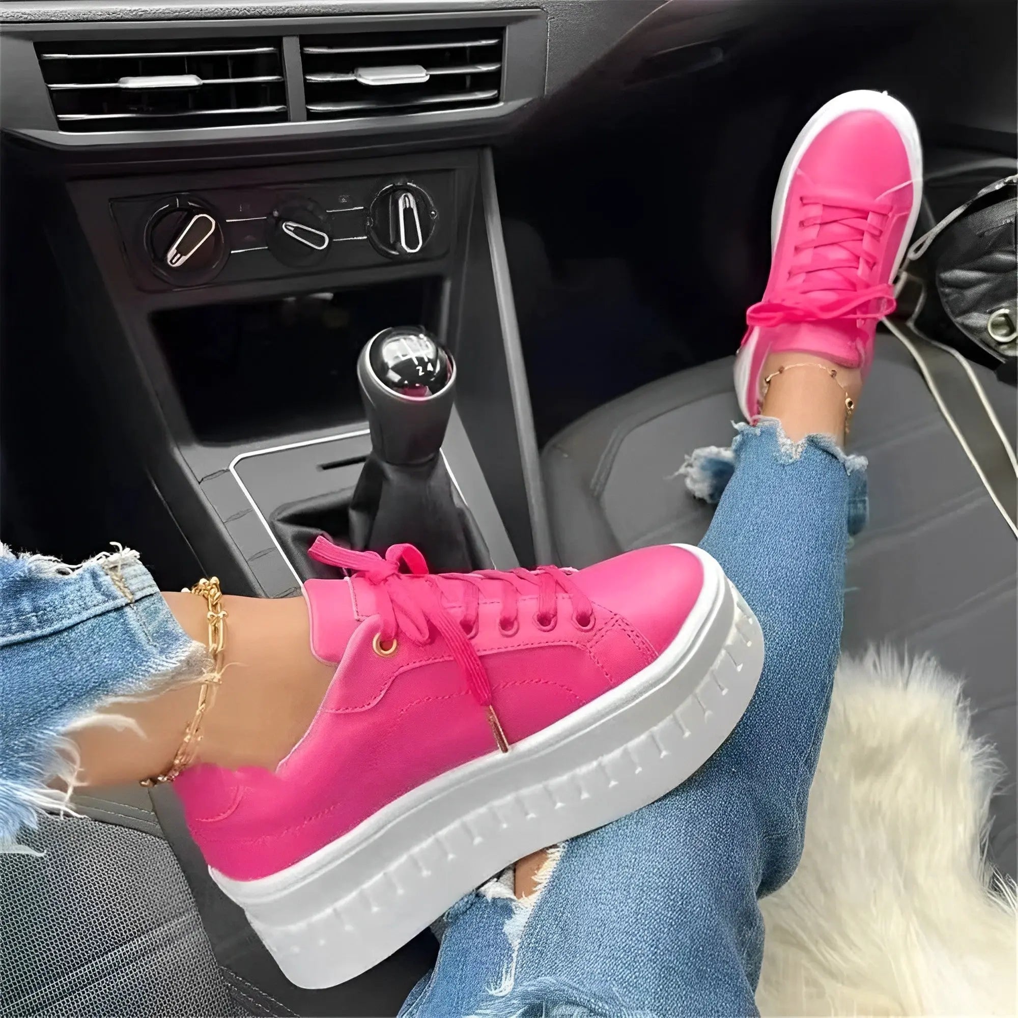 Czarne grube trampki dla mężczyzn - NovaGlide - Ostateczny komfort - vivano - warszawa