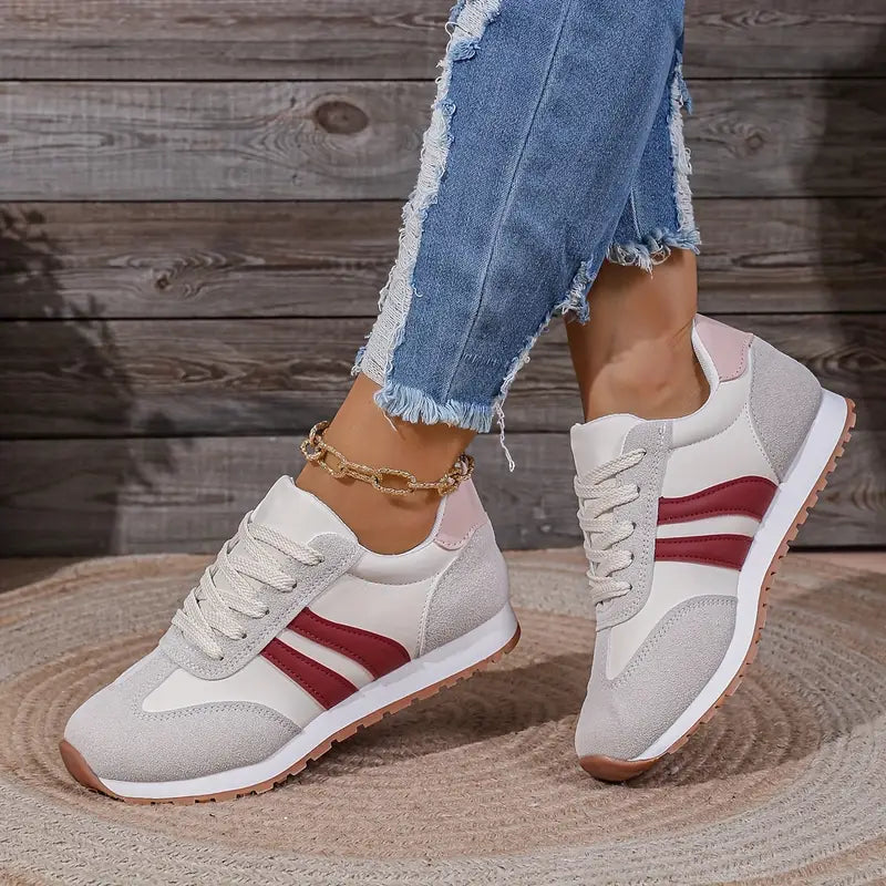 Sneakersy ortopedyczne z amortyzującą wkładką i ergonomicznym wsparciem łuku stopy