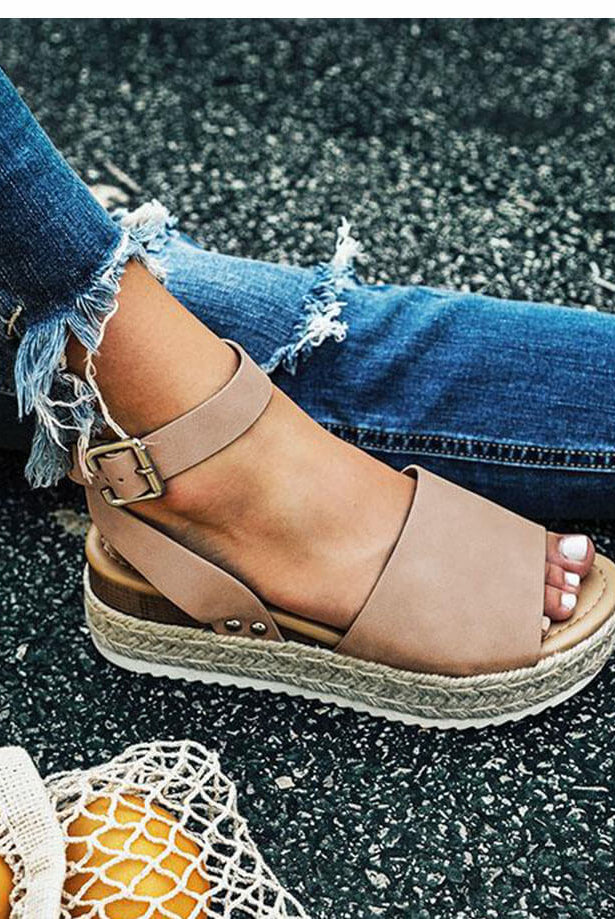 Damskie Espadryle Sandały - Koturnie z Paskiem Livia - vivano - warszawa