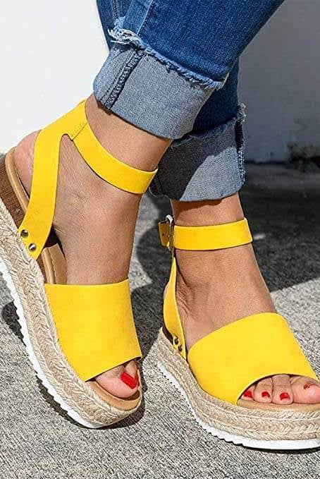 Damskie Espadryle Sandały - Koturnie z Paskiem Livia - vivano - warszawa