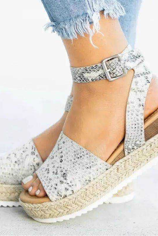 Damskie Espadryle Sandały - Koturnie z Paskiem Livia - vivano - warszawa