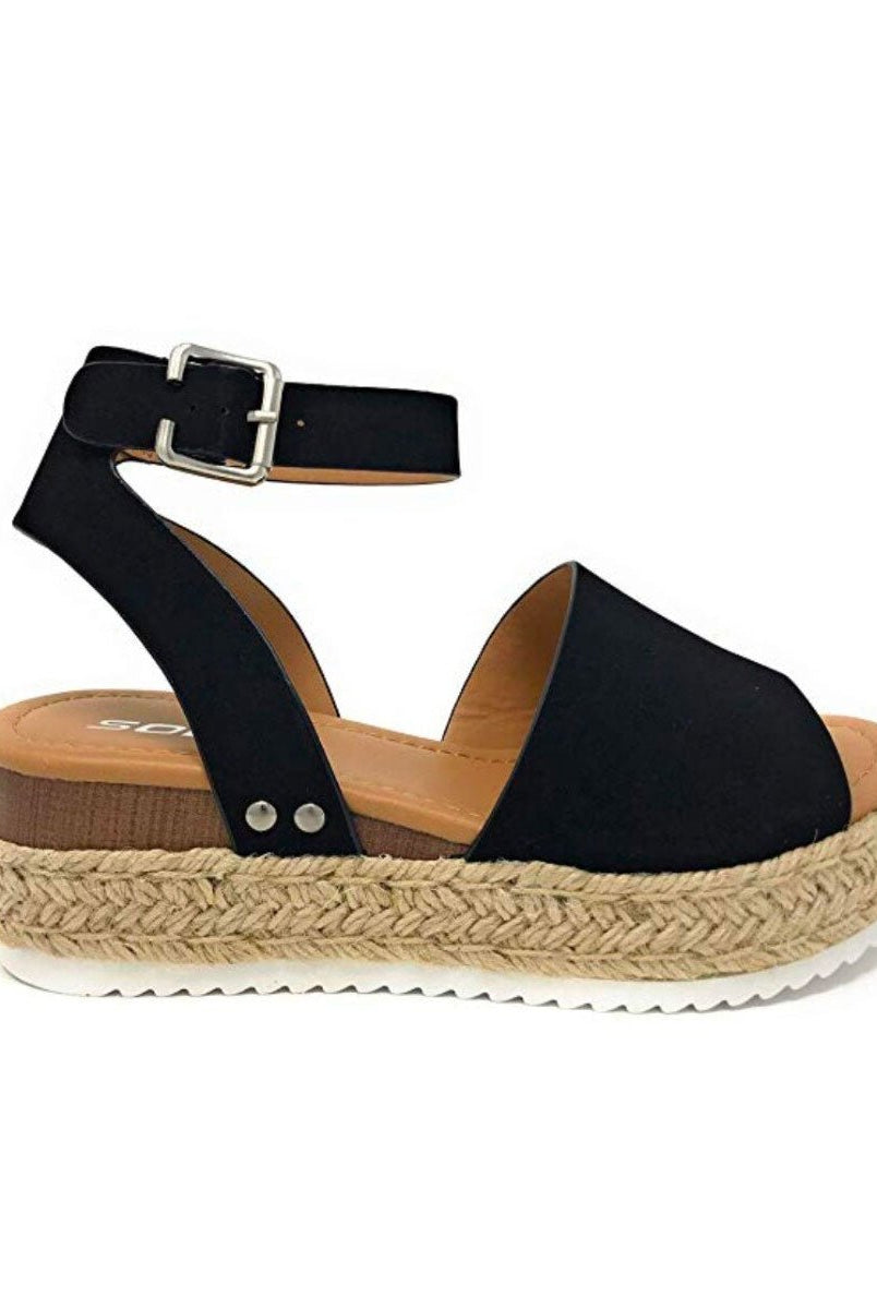 Damskie Espadryle Sandały - Koturnie z Paskiem Livia - vivano - warszawa