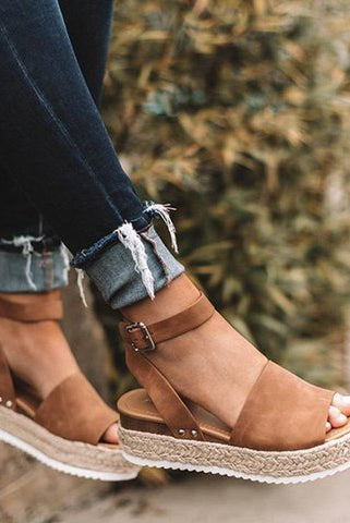 Damskie Espadryle Sandały - Koturnie z Paskiem Livia - vivano - warszawa