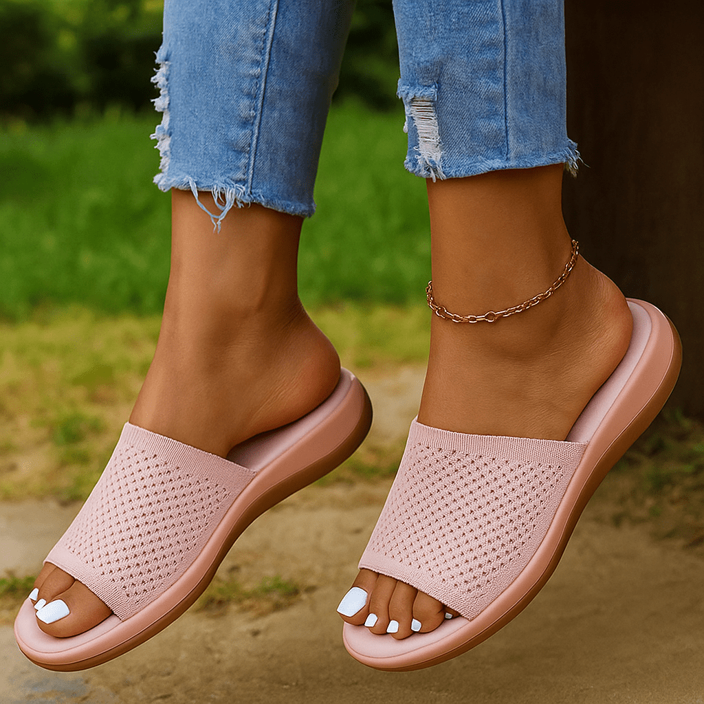 Damskie ortopedyczne klapki z miękką podeszwą - vivano - warszawa