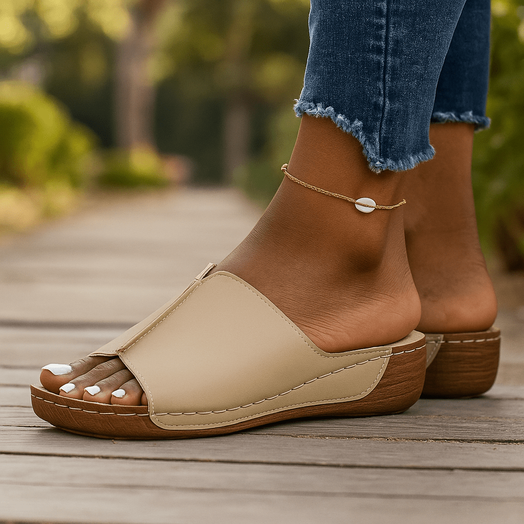 Damskie ortopedyczne sandały na lato - vivano - warszawa