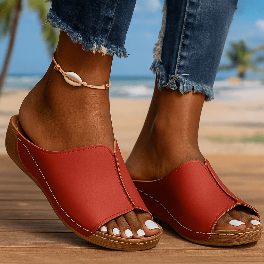 Damskie ortopedyczne sandały na lato - vivano - warszawa