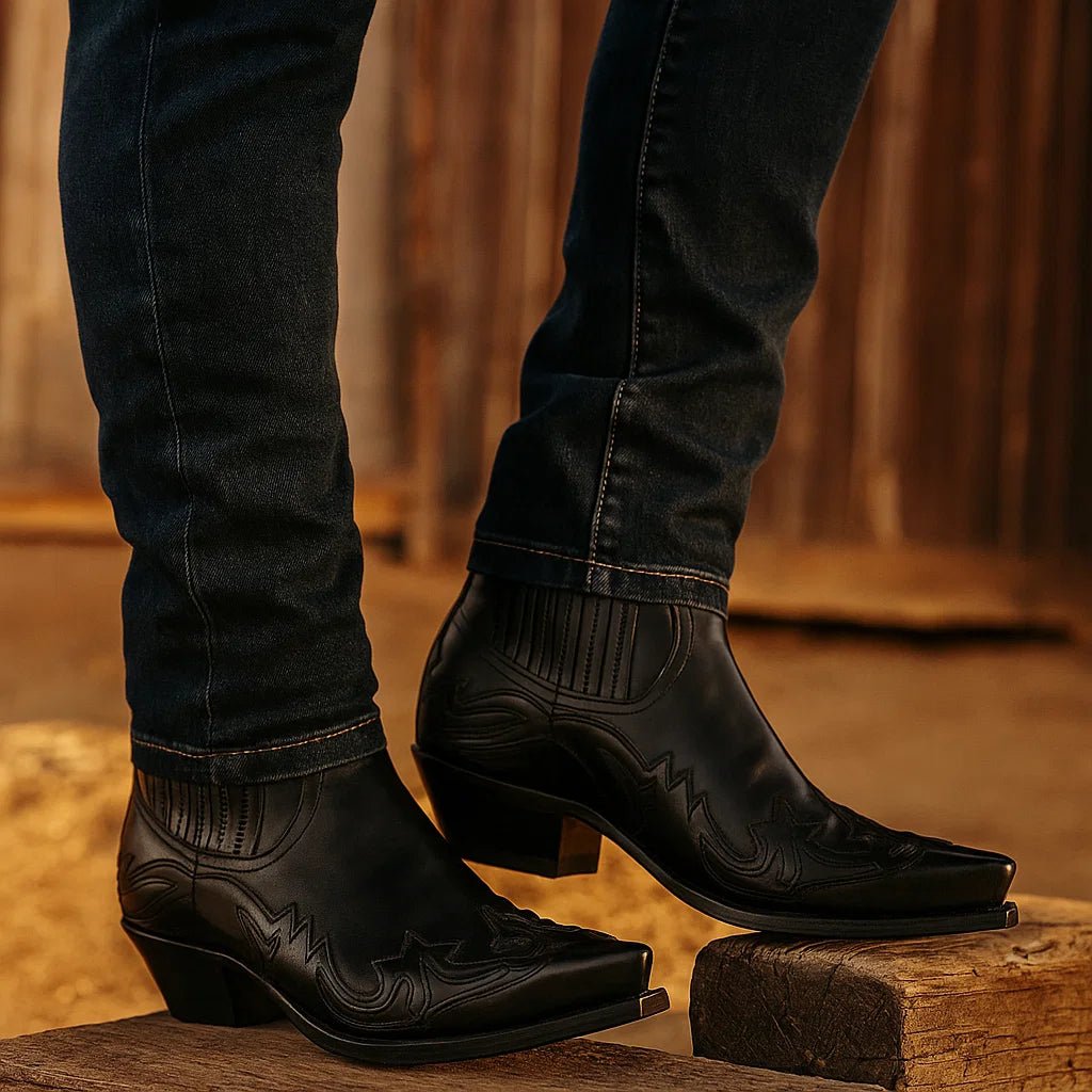 Damskie skórzane kowbojki - vivano - warszawa