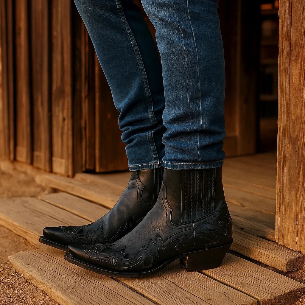 Damskie skórzane kowbojki - vivano - warszawa