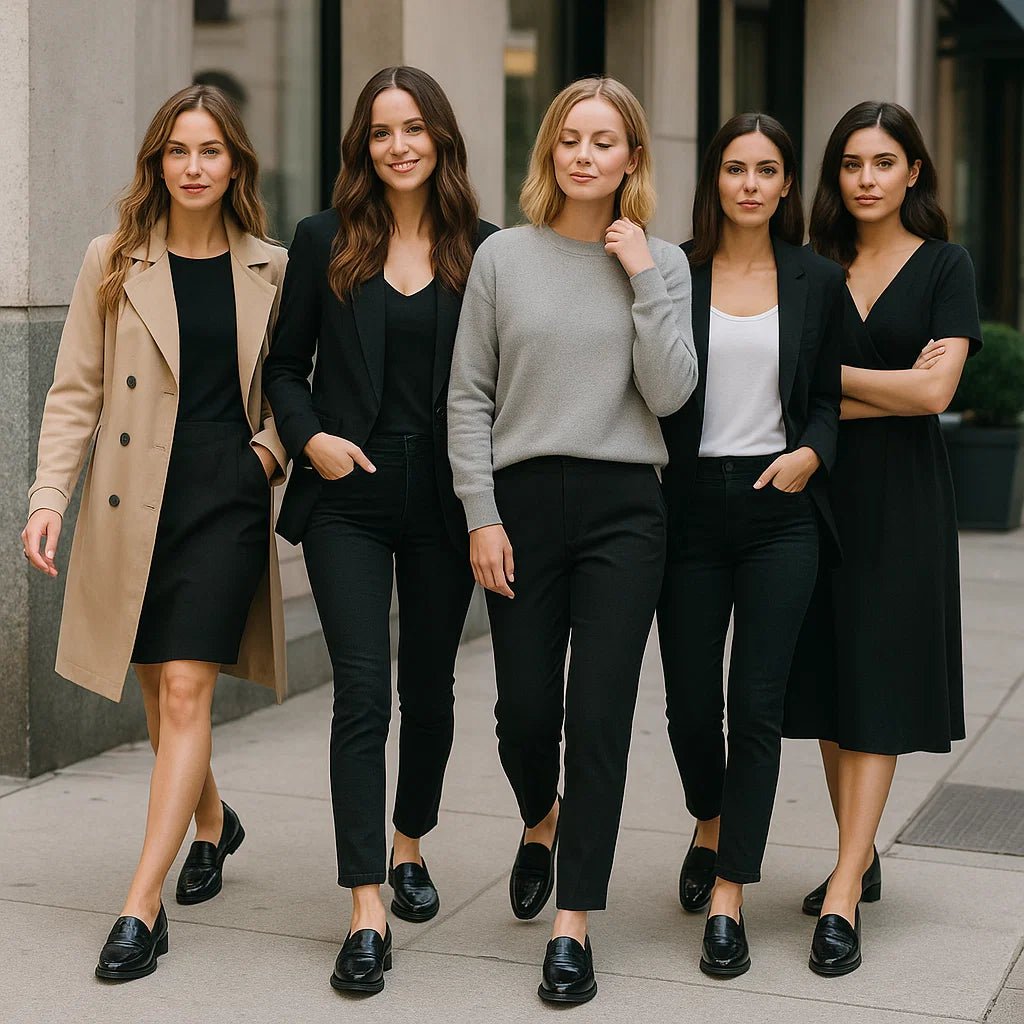 Damskie Skórzane Mokasyny z Wytłaczanym Wzorem - vivano - warszawa