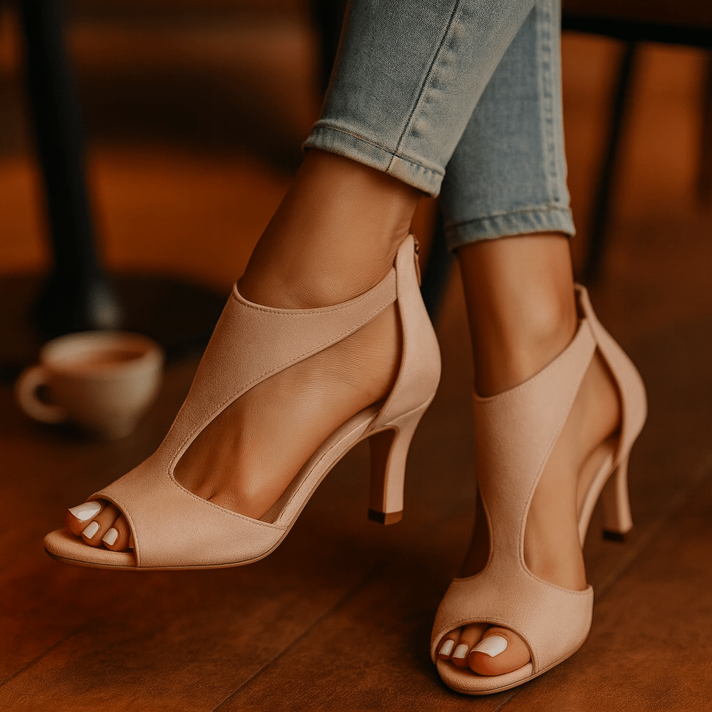 Damskie Skórzane Szpilki Elegance Comfort - vivano - warszawa