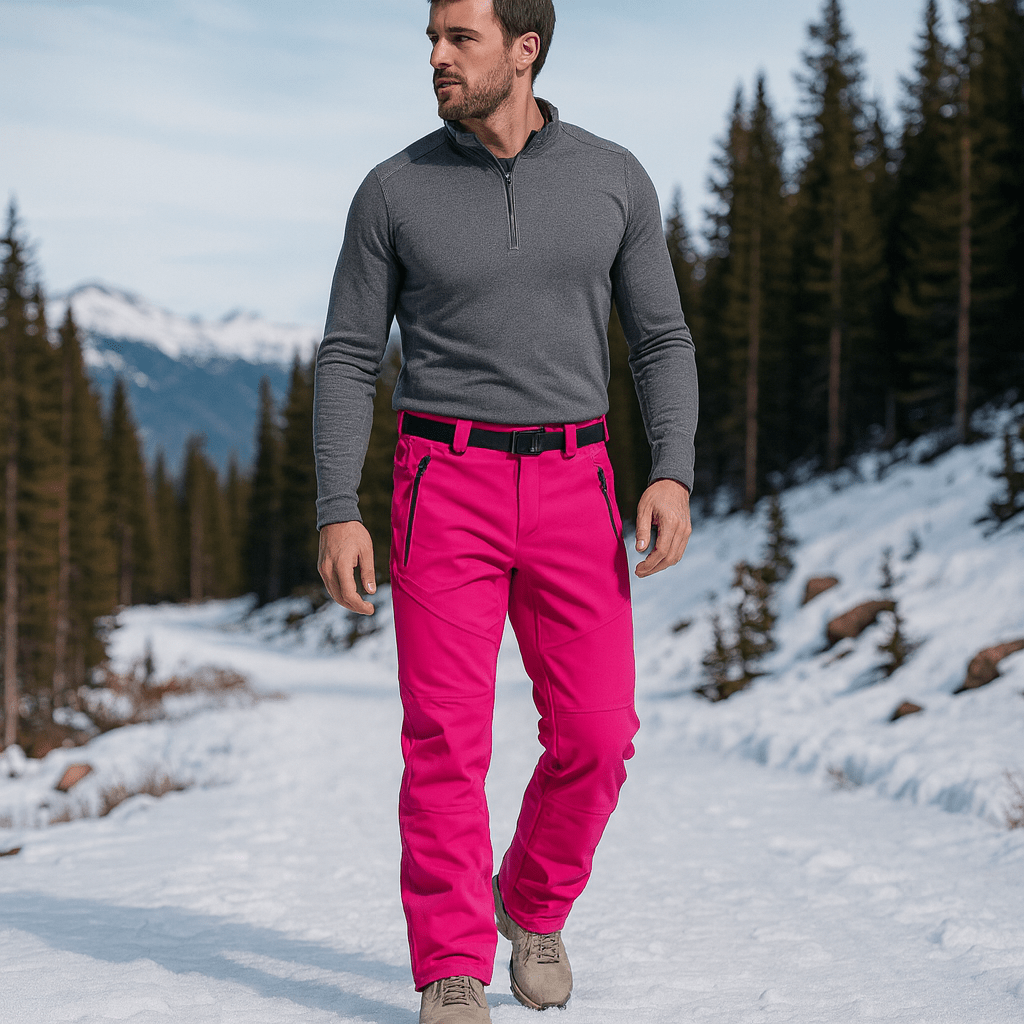 Damskie wodoodporne spodnie trekkingowe z polarem - vivano - warszawa