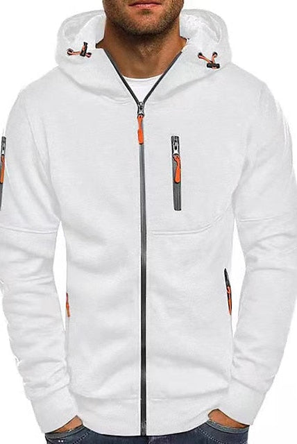 Bluza z kapturem męska | Poliester bawełna, kieszenie, sznurek