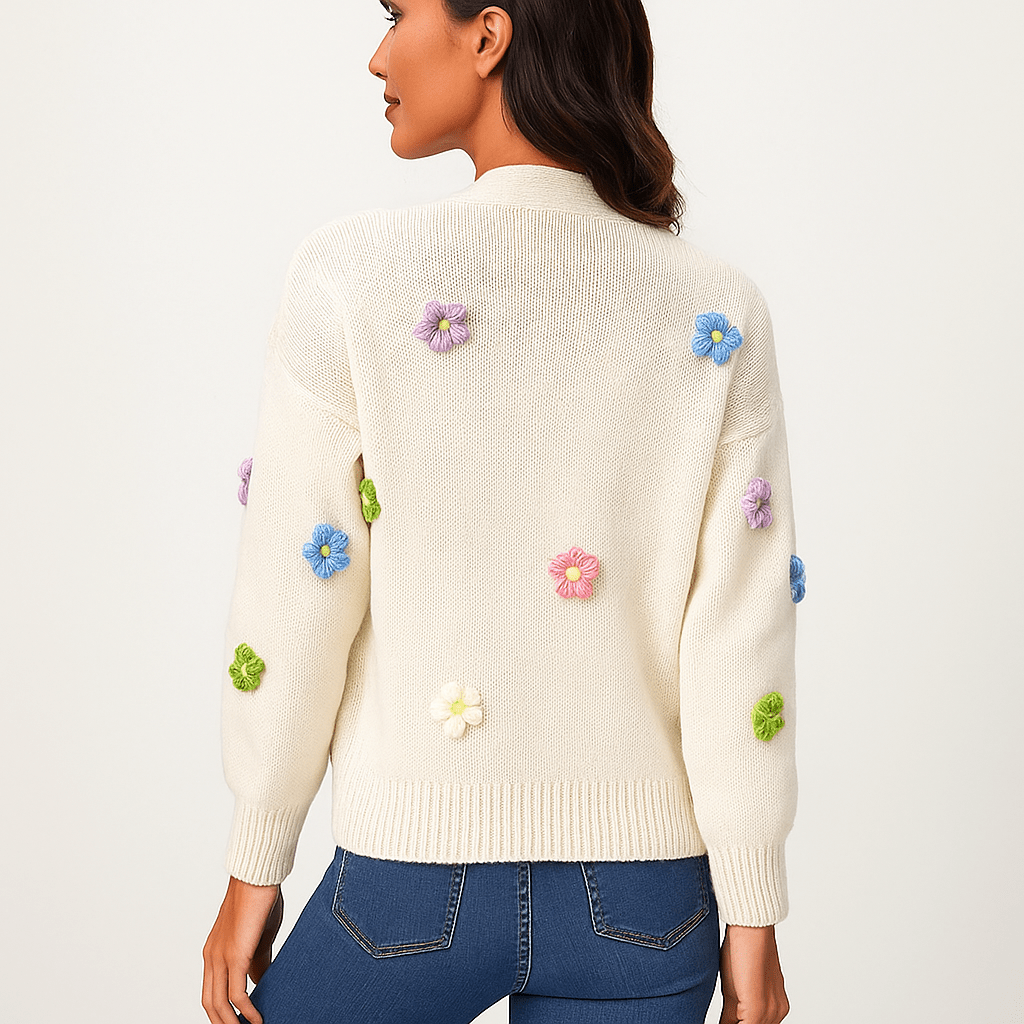 Długi Kardigan - Otwarty Przód - Komfort i Styl - vivano - warszawa