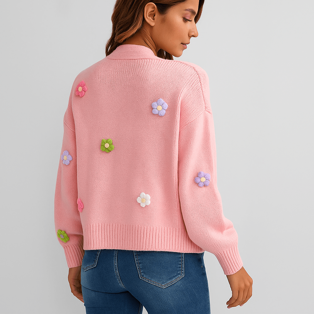 Długi Kardigan - Otwarty Przód - Komfort i Styl - vivano - warszawa