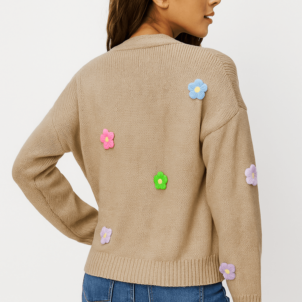 Długi Kardigan - Otwarty Przód - Komfort i Styl - vivano - warszawa