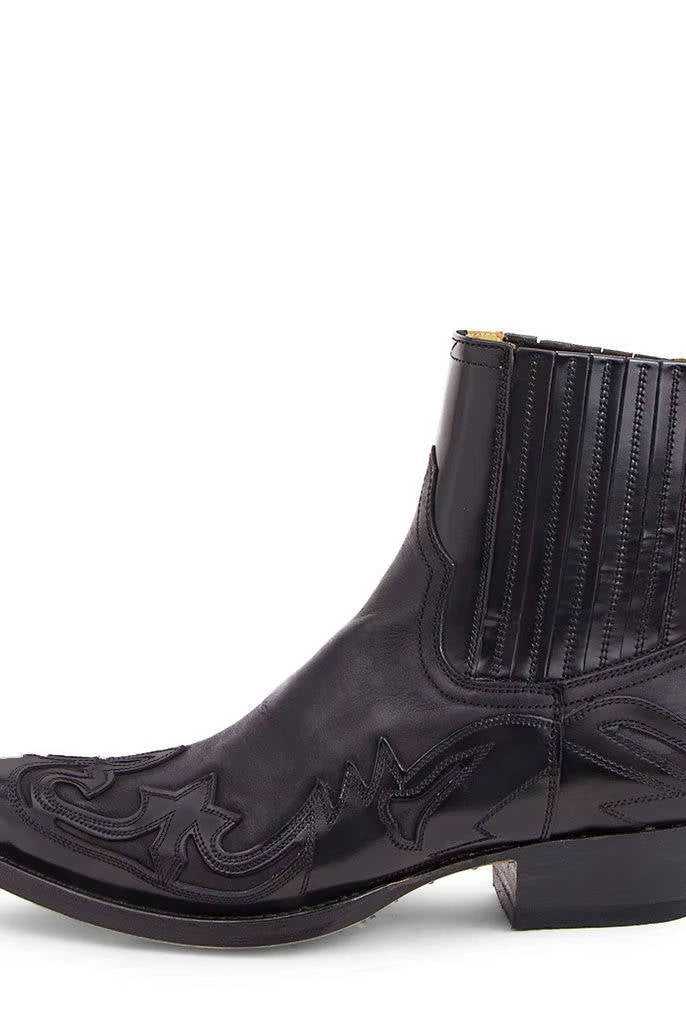Buty Kowbojskie Damskie | Szpiczasty Nosek, Skóra PU