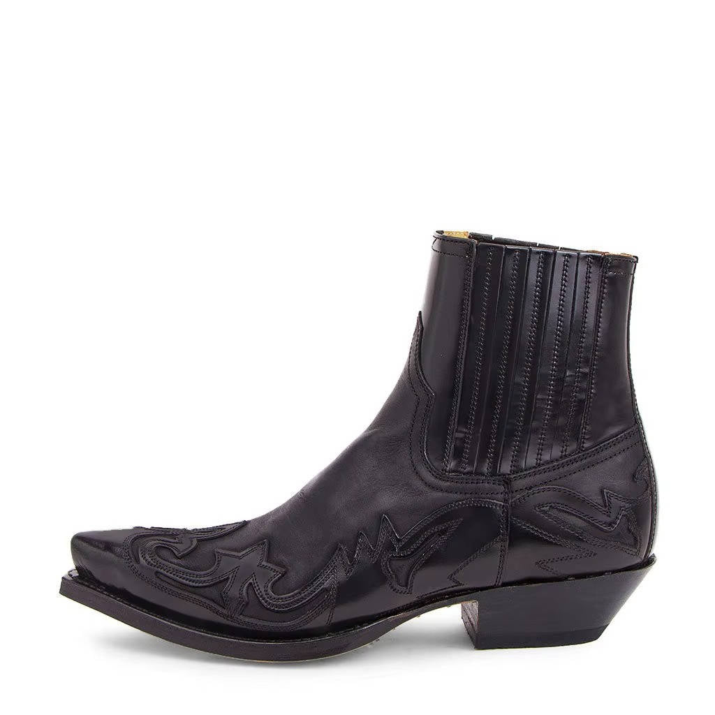 Buty Kowbojskie Damskie | Szpiczasty Nosek, Skóra PU