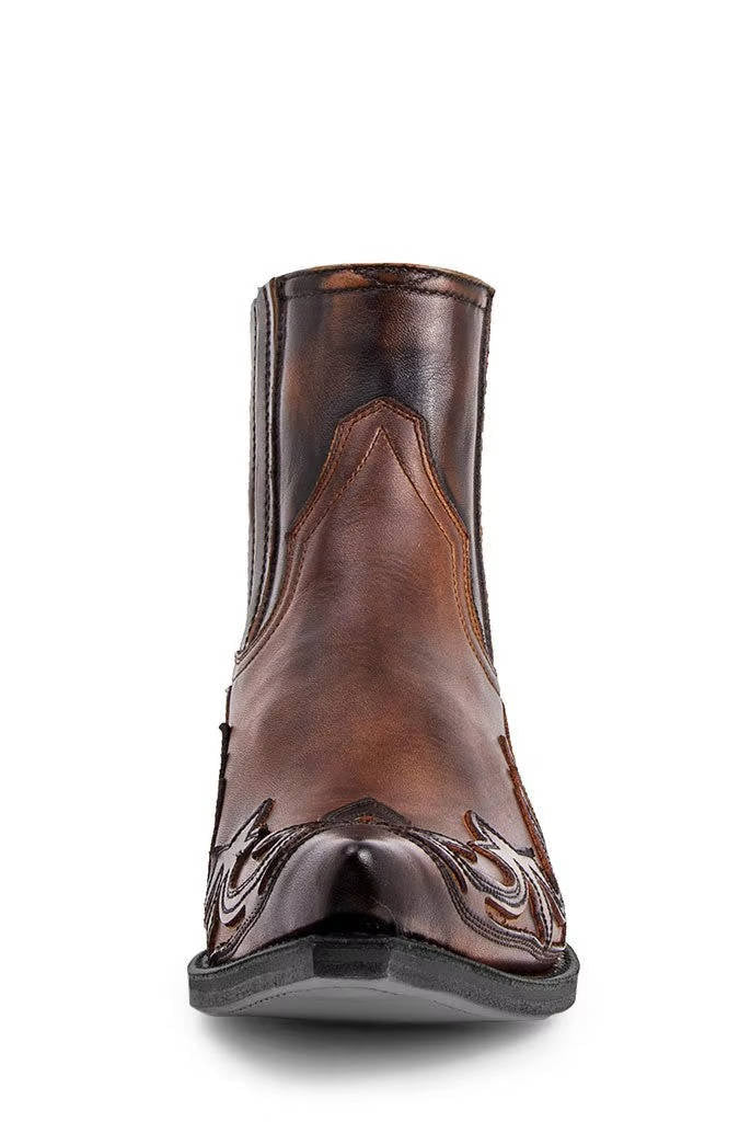 Buty Kowbojskie Damskie | Szpiczasty Nosek, Skóra PU