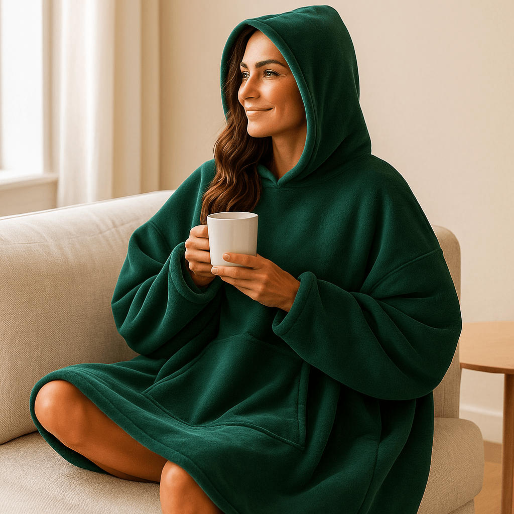Eden Hoodie Blanket - Ultra - miękki koc z kapturem - vivano - warszawa