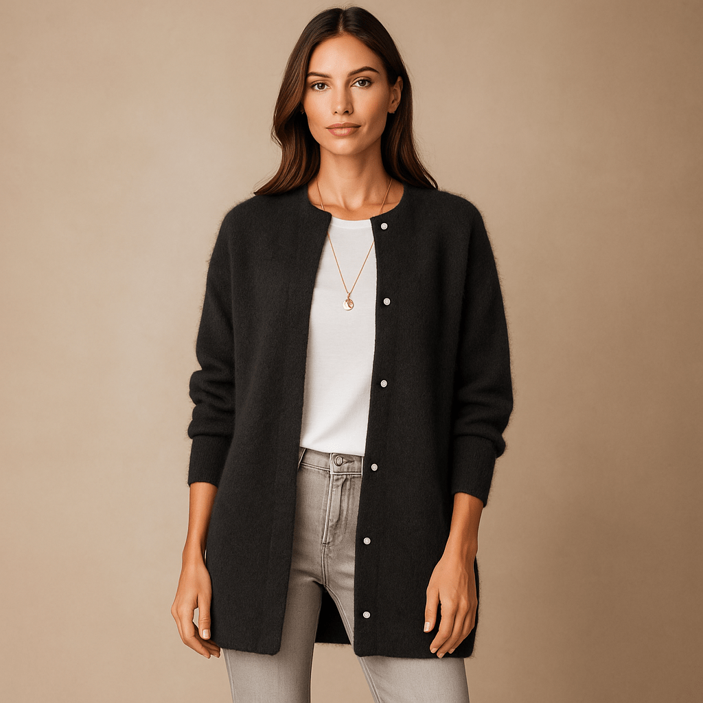 Elegancki kardigan - Stylowy komfort - Ponadczasowy design - vivano - warszawa