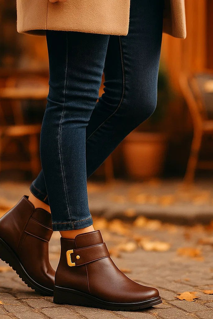 Elena – damskie ergonomicznye buty z ciepłą podszewką
