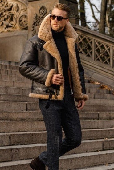 Kurtka Lotnicza Męska | Rozpinana, Klasyczny Styl Aviator