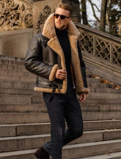 Kurtka Lotnicza Męska | Rozpinana, Klasyczny Styl Aviator