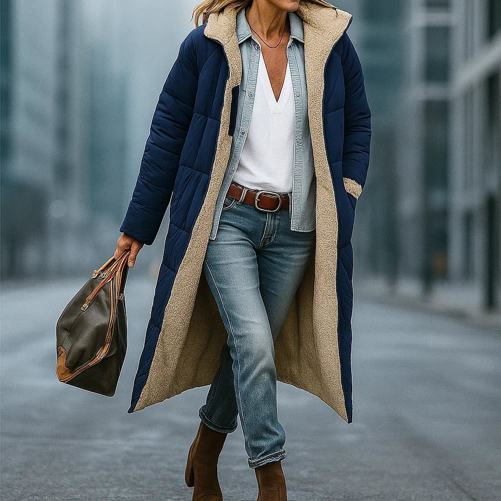 Esme – Dwustronna Parka Damska na Zimę - vivano - warszawa