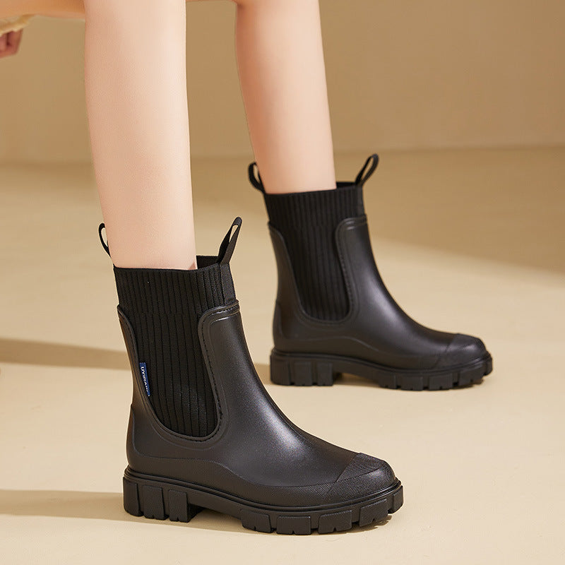 Buty Gumowe | Wodoodporne, Antypoślizgowe | Idealne na Deszcz