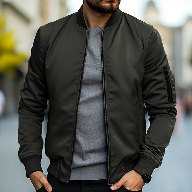 Harold Sommer Bomber Jacket - Lekka - Stylowa - Komfortowa - Idealna na Każdą Porę - vivano - warszawa