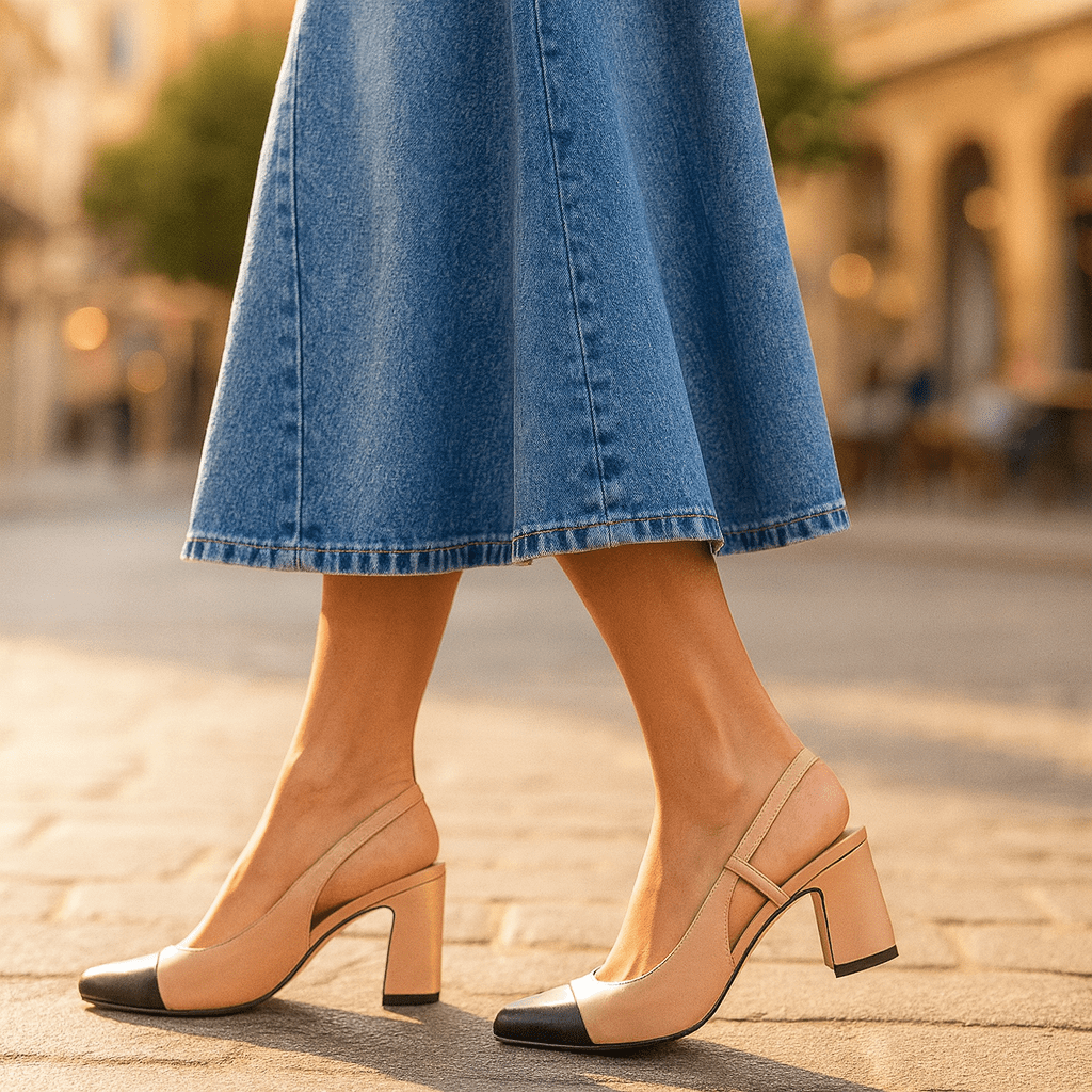 Helene – Eleganckie Sandały na Obcasie - vivano - warszawa