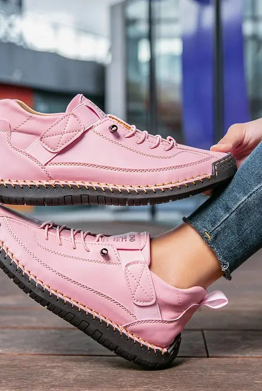 Męskie Trampki Slip-On | Ortopedyczne Piankowe Wkładki | Szeroki Krój