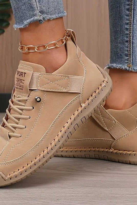 Męskie Trampki Slip-On | Ortopedyczne Piankowe Wkładki | Szeroki Krój