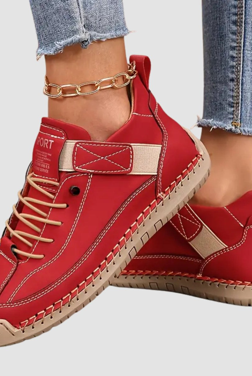 Męskie Trampki Slip-On | Ortopedyczne Piankowe Wkładki | Szeroki Krój